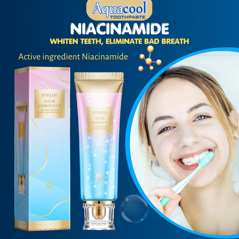 Aquacool Toothpaste Niacinamide Toothpaste Whitening Teeth Plaque ...