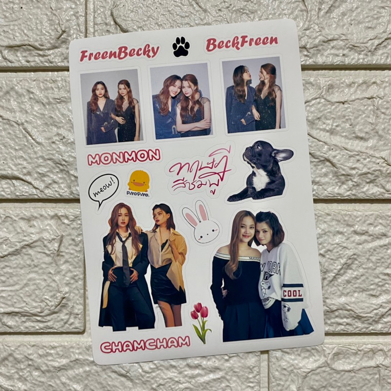 1 Set of GAP The Series Freen & Becky FreenBecky Stickers Vinyl Matte ...