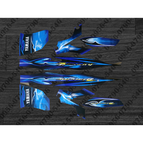 YAMAHA CRYPTON Z 2008 (JUPITER VERSION) Stock Decal/Sticker | Shopee ...