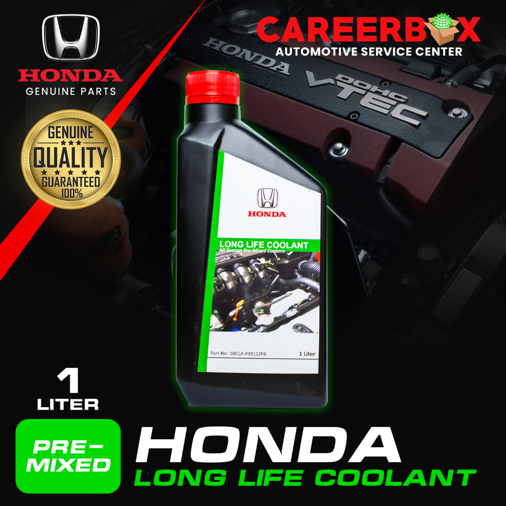 Honda Long Life Coolant Type 1/ All Season Pre-Mixed Coolant / 1Liter ...