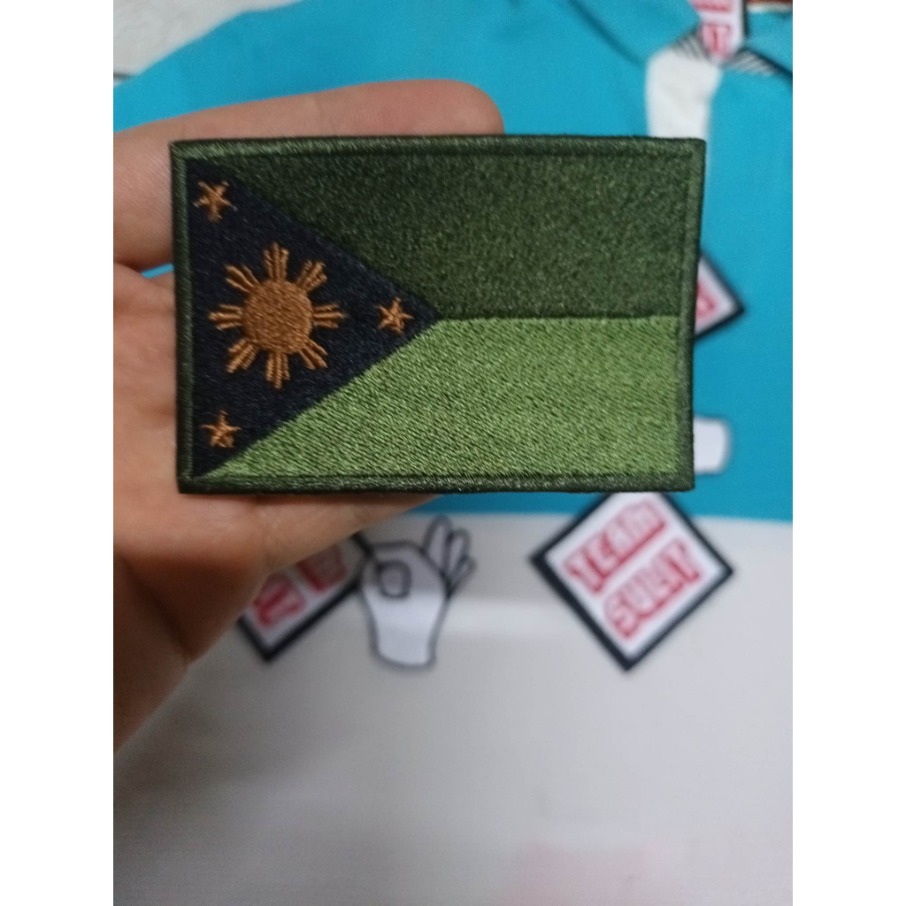Philippine flag pinas bandera philippines patch embroidery 3inches x