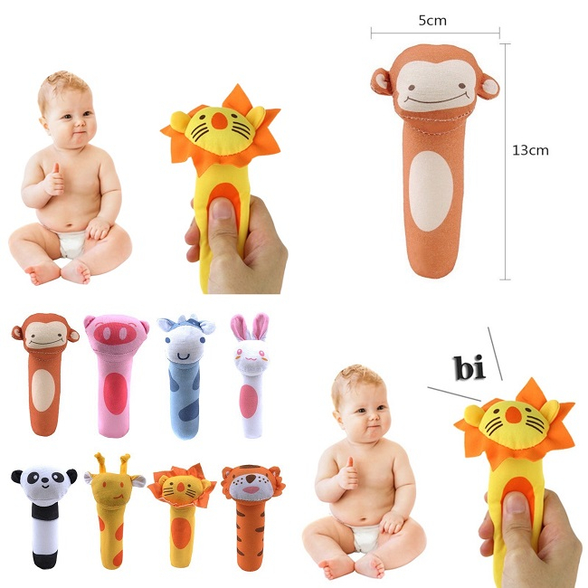 Whimsical Knit Rattle - Leo Lion