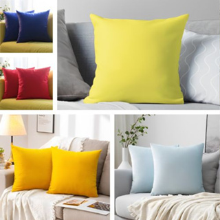 1pc Plain Decorative Pillow, Simple Throw Pillow For Home Decor