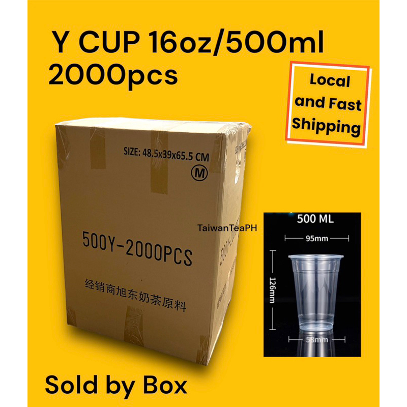 Plastic Cup Y PP Cup 95 MM Disposable Plastic Cups/Milk Tea Cups/Juice