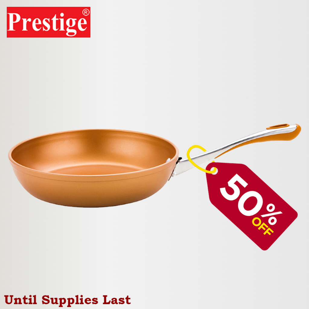 Prestige Cookware Prism Induction Ready Aluminum Open Skillet Frypan