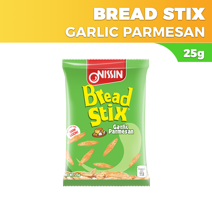 Nissin Bread Stix Garlic Parmesan 25g Shopee Philippines