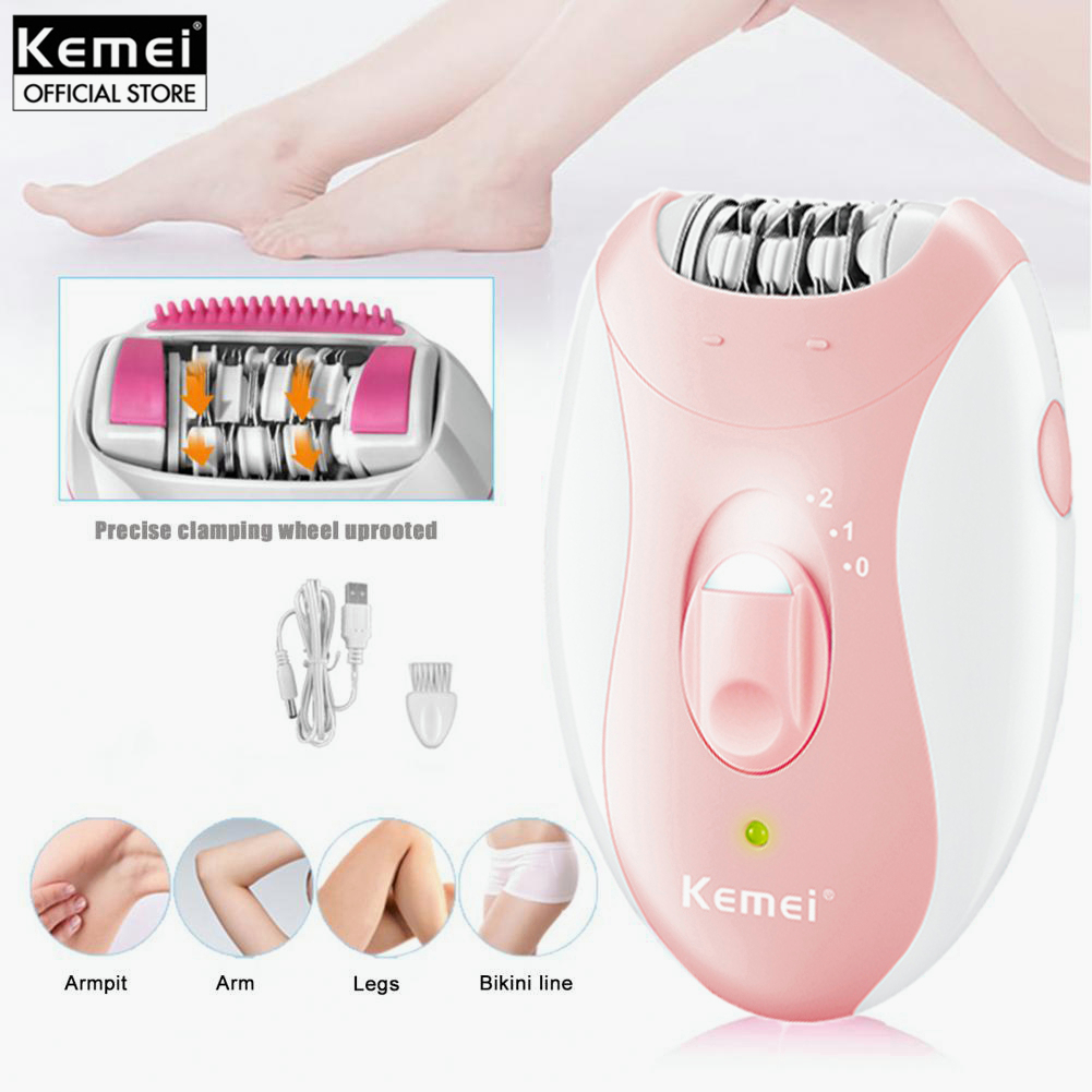 Kemei KM-189B Electric Hair Removal Machine Women Underarm Trimmer ...