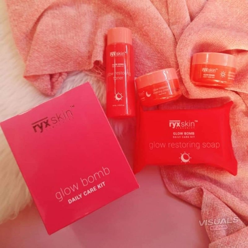 GLOW BOMB Advanced Exfoliating Cream/Daily Care Kit Shopee Philippines