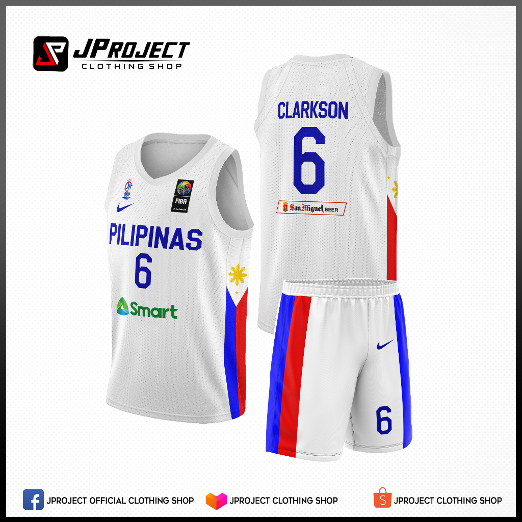 GILAS PILIPINAS WHITE JERSEY | Shopee Philippines