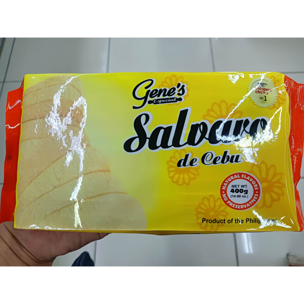 Cebu Genes special Salvaro/ coconut thin cracker in 400 grams/200 grams ...