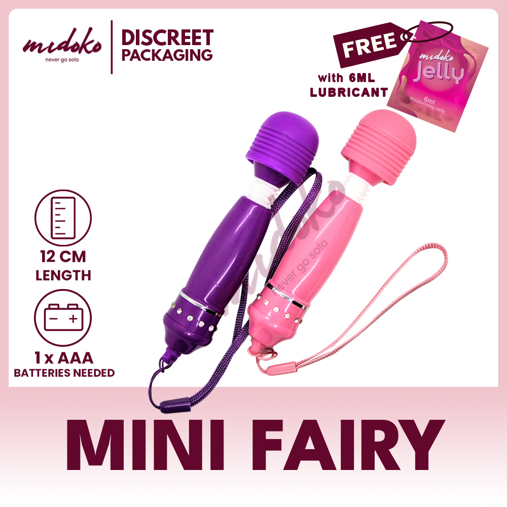 Midoko Waterproof Vibrator Fairy Wand Adult Sex Toys for Women and Girls |  Shopee Philippines