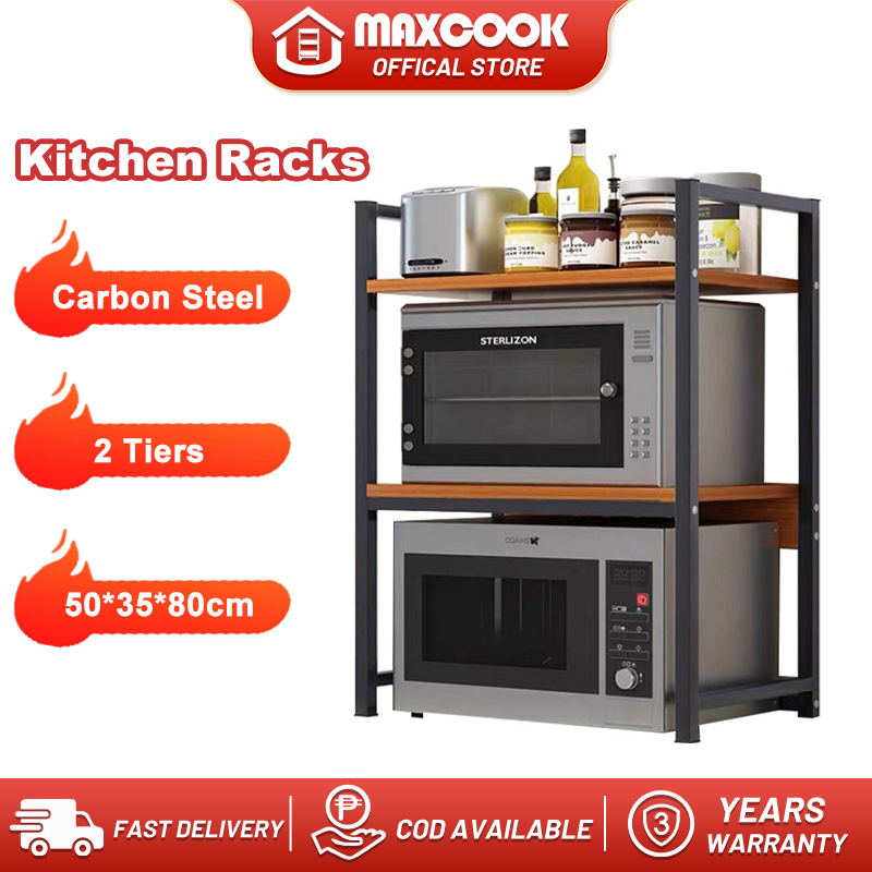MAXCOOK 1/2 Tier Kitchen Storage Rack Oven Rack Contemporary Style ...