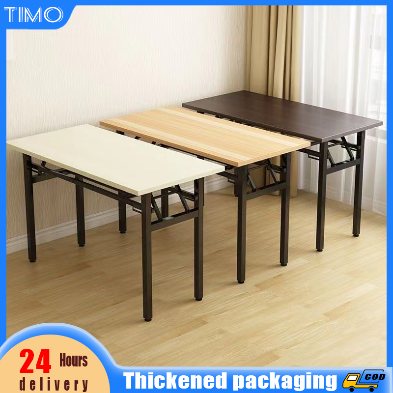 Double layer Folding Table Dining table training table study desk
