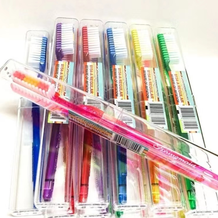 Original Springmaid Adult Toothbrush With Case #8154-A 12pcs/Box ...