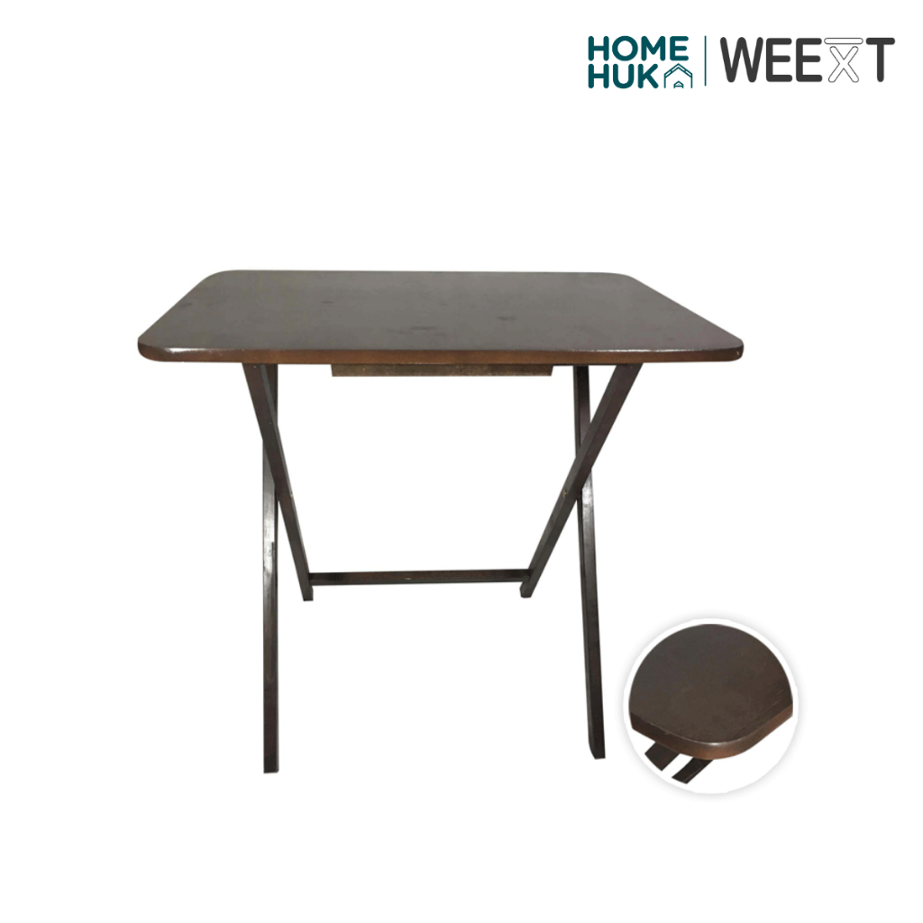 HomeHuk Wooden Personal Folding Table Shopee Philippines