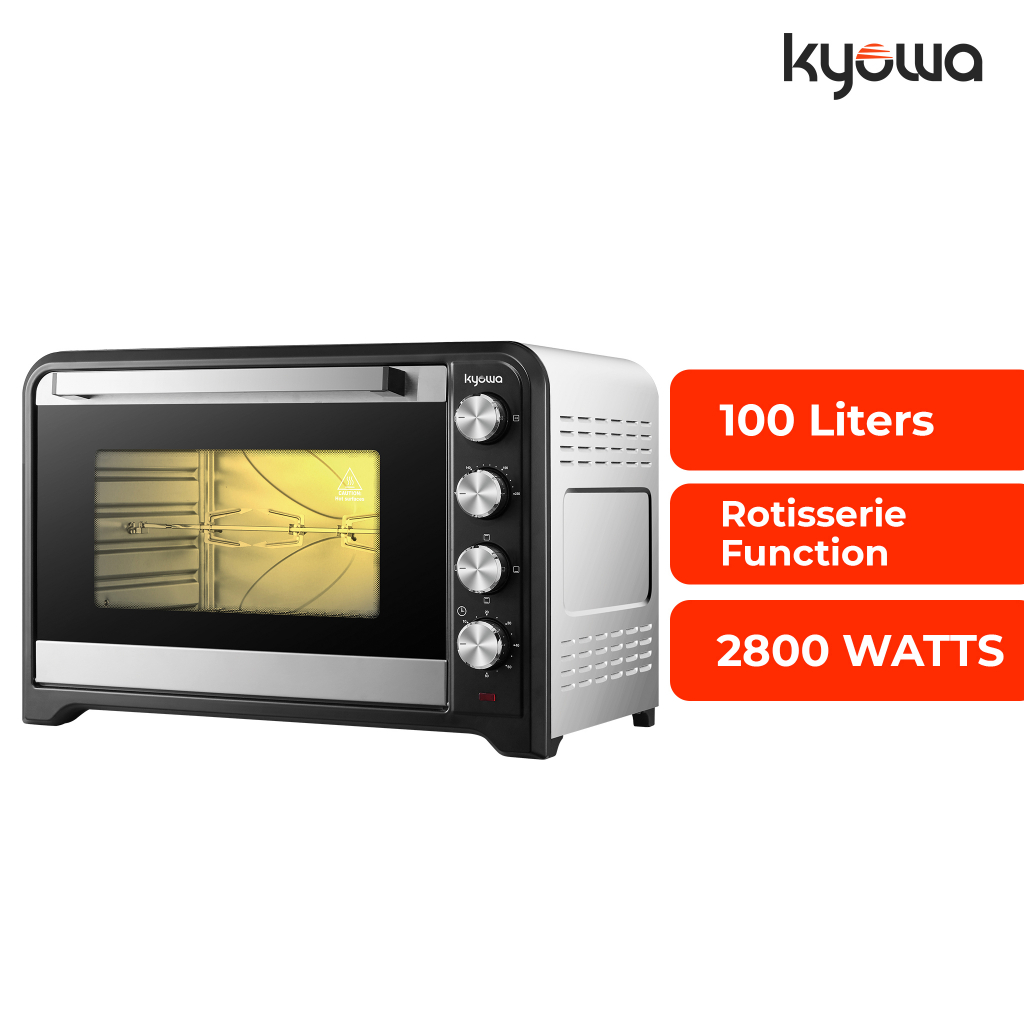 Kyowa 100L Electric Oven with Rotisserie & Stainless Steel Body KW3342