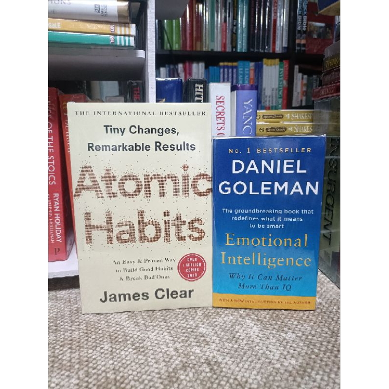 BUNDLE SALE: EMOTIONAL INTELLIGENCE + ATOMIC HABITS | Shopee Philippines