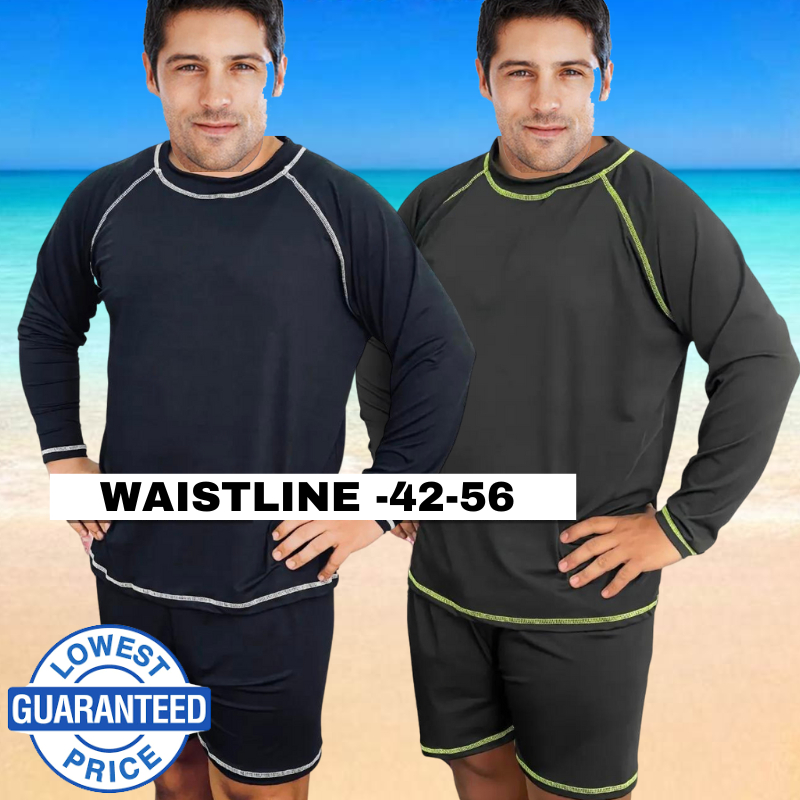 Men's Rash Guard Plus Size Terno diving suit sunscreen swimming