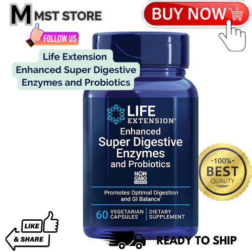Enhanced Super Digestive Enzymes and Probiotics 60 Vegetarian Capsules Shopee Philippines