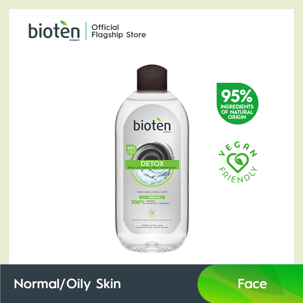 Bioten Detox Micellar Water Charcoal 400ml Shopee Philippines