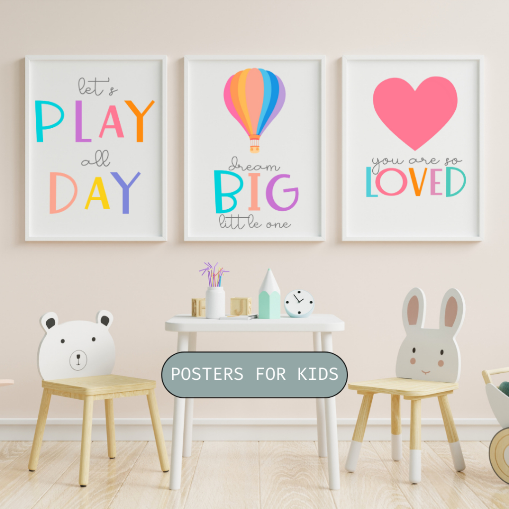 Educational Wall Posters for Kids Room | Shopee Philippines