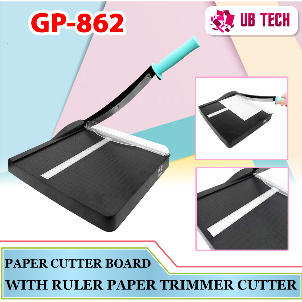 GOOJPRT GP862 Paper Cutter Board with Ruler Paper Trimer Cutter for