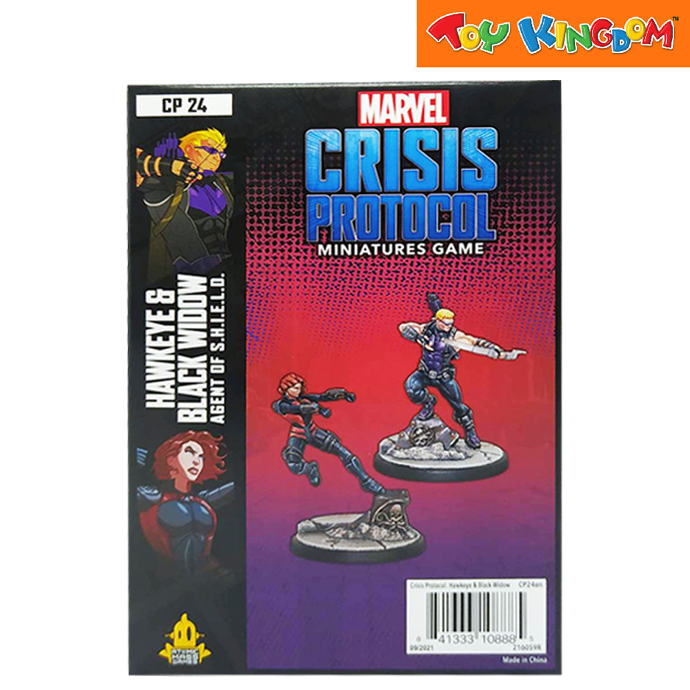 Marvel CP 24 Crisis Protocol Hawkeye and Black Widow Agent of S.H.I.E.L ...