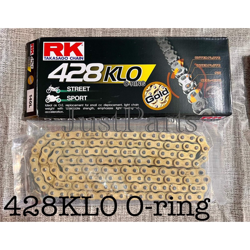 nknk 428 Chain Master Link RK Racing GB428MXZ1 Chain - Gold Heavy Duty