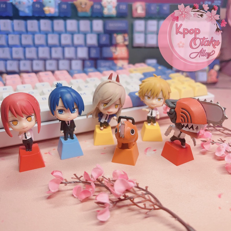 Chainsaw Man Collection Artisan Keycaps | Kpop Otaku Alley Keycaps ...
