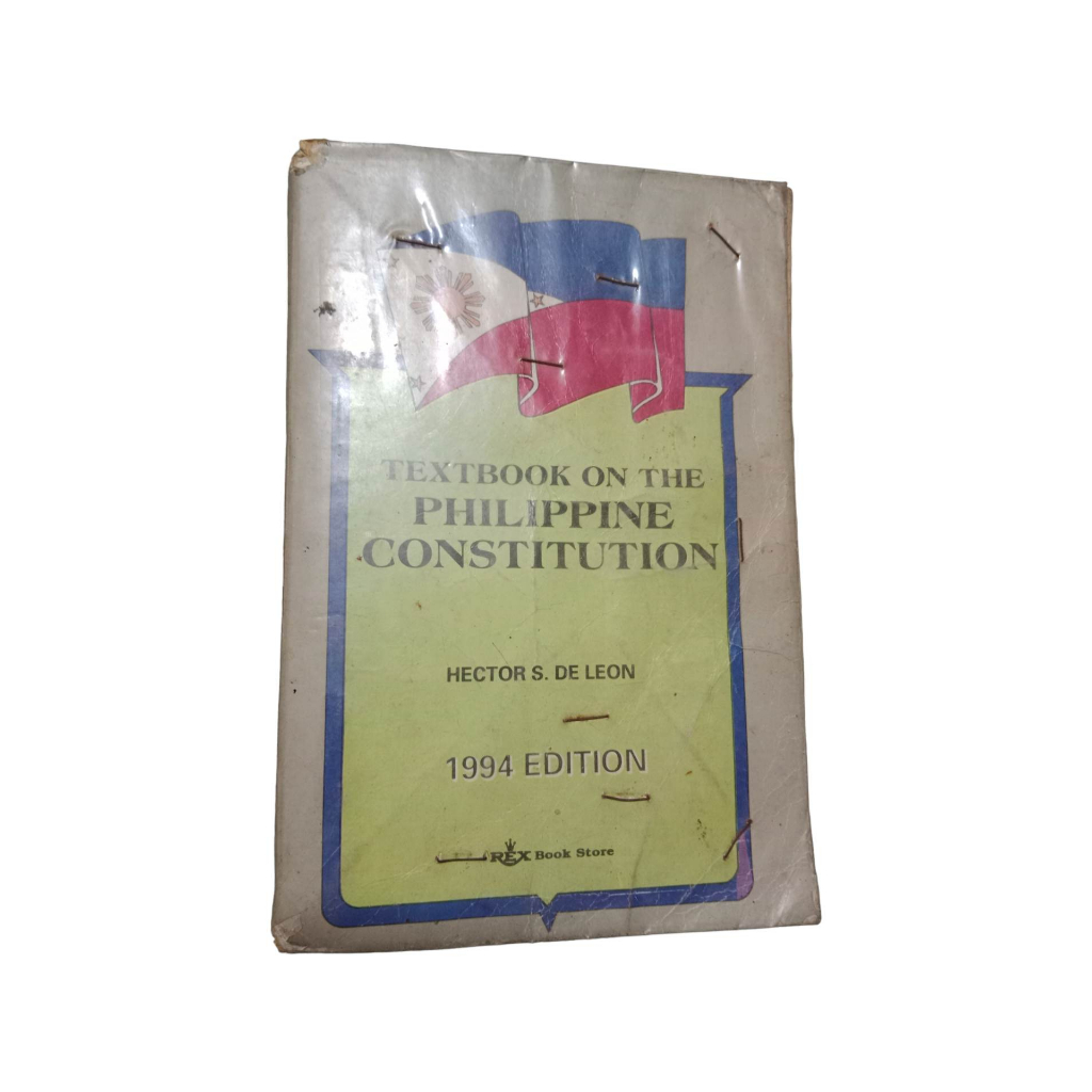 TEXTBOOK ON THE PHILIPPINE CONSTITUTION | Shopee Philippines