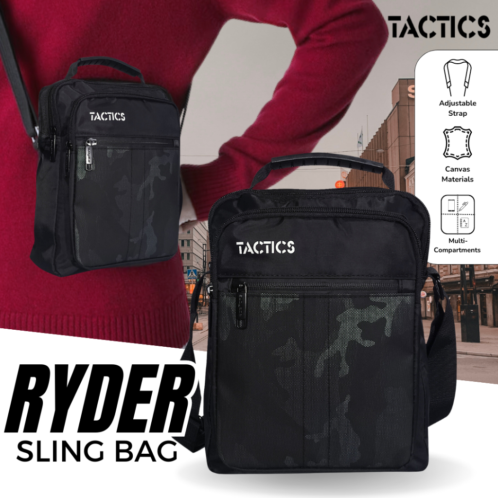 Tactics Ryder Sling Bag for Men Women Sling Bag (E230) Collection