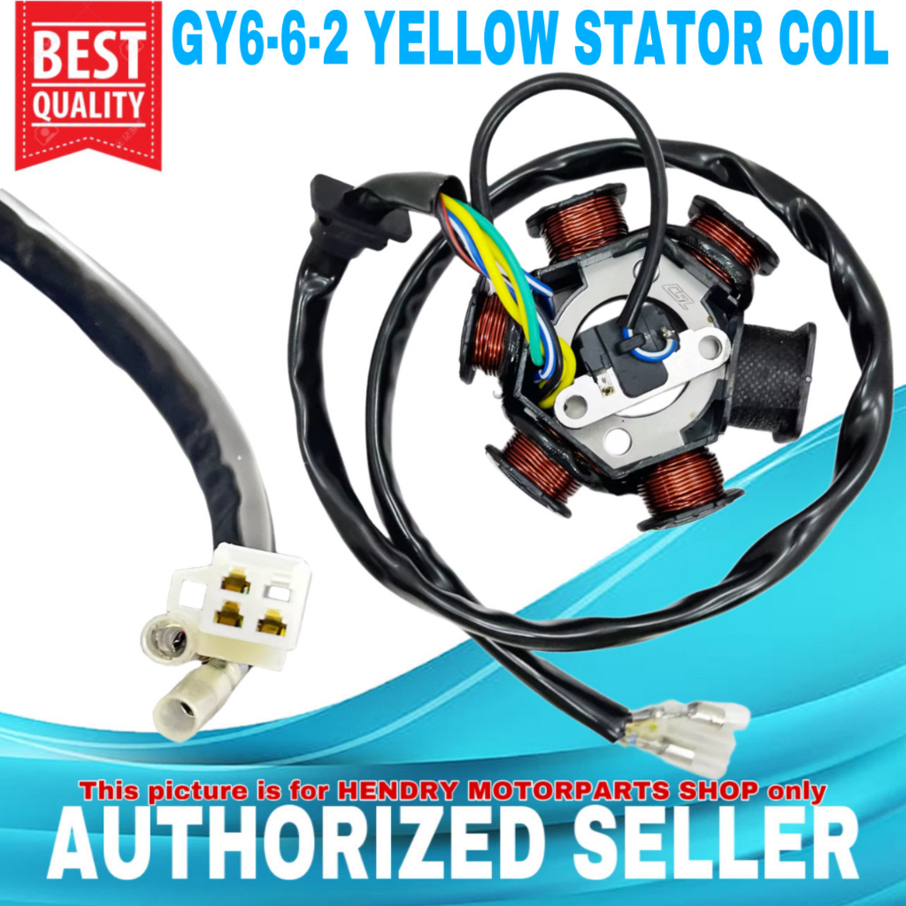 CSL Stator Coil For GY6 6 2 Yellow Wires Motorcycle Shopee Philippines