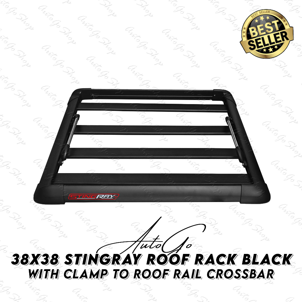 STINGRAY Roof Basket 38x38 Clamp to Roof Rail Crossbar | Shopee Philippines