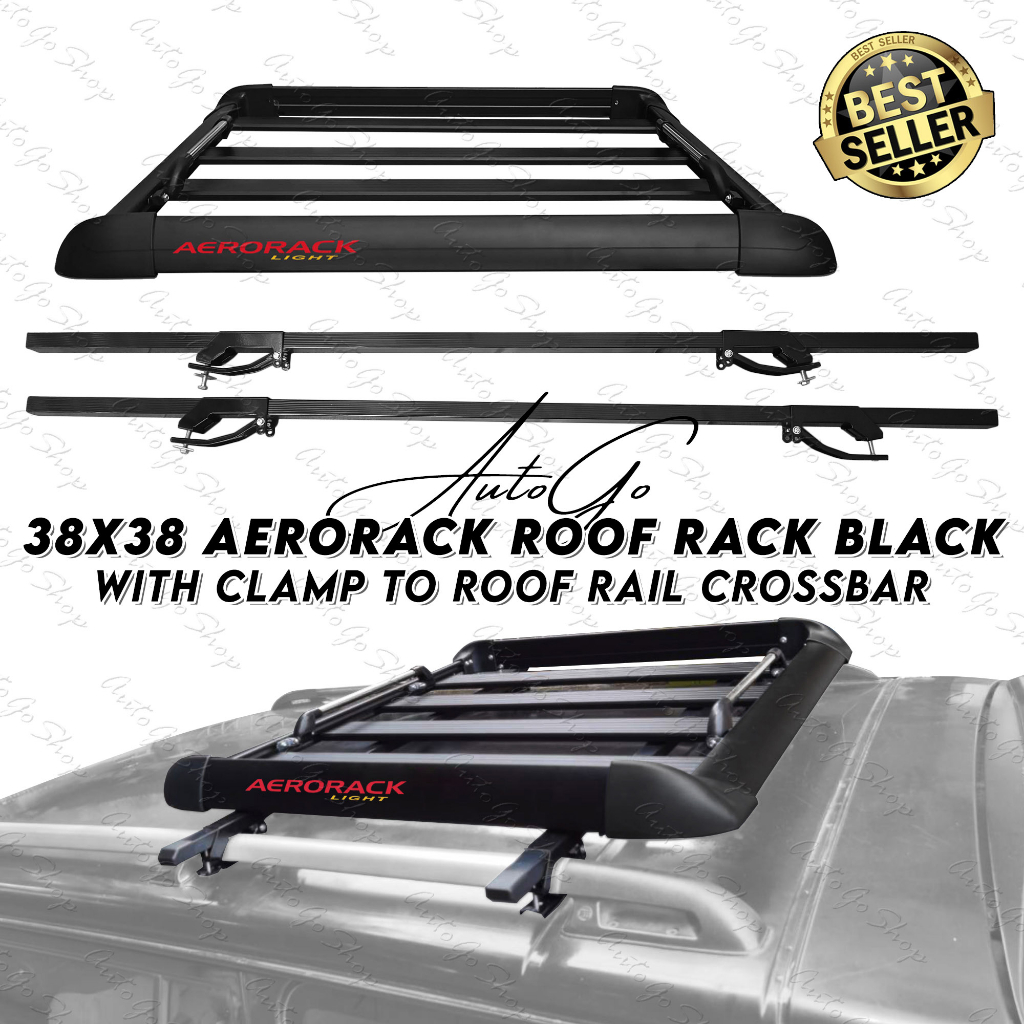 AeroRack / Aero Rack Roof Basket 38x38 Clamp To Roof Rail Crossbar ...