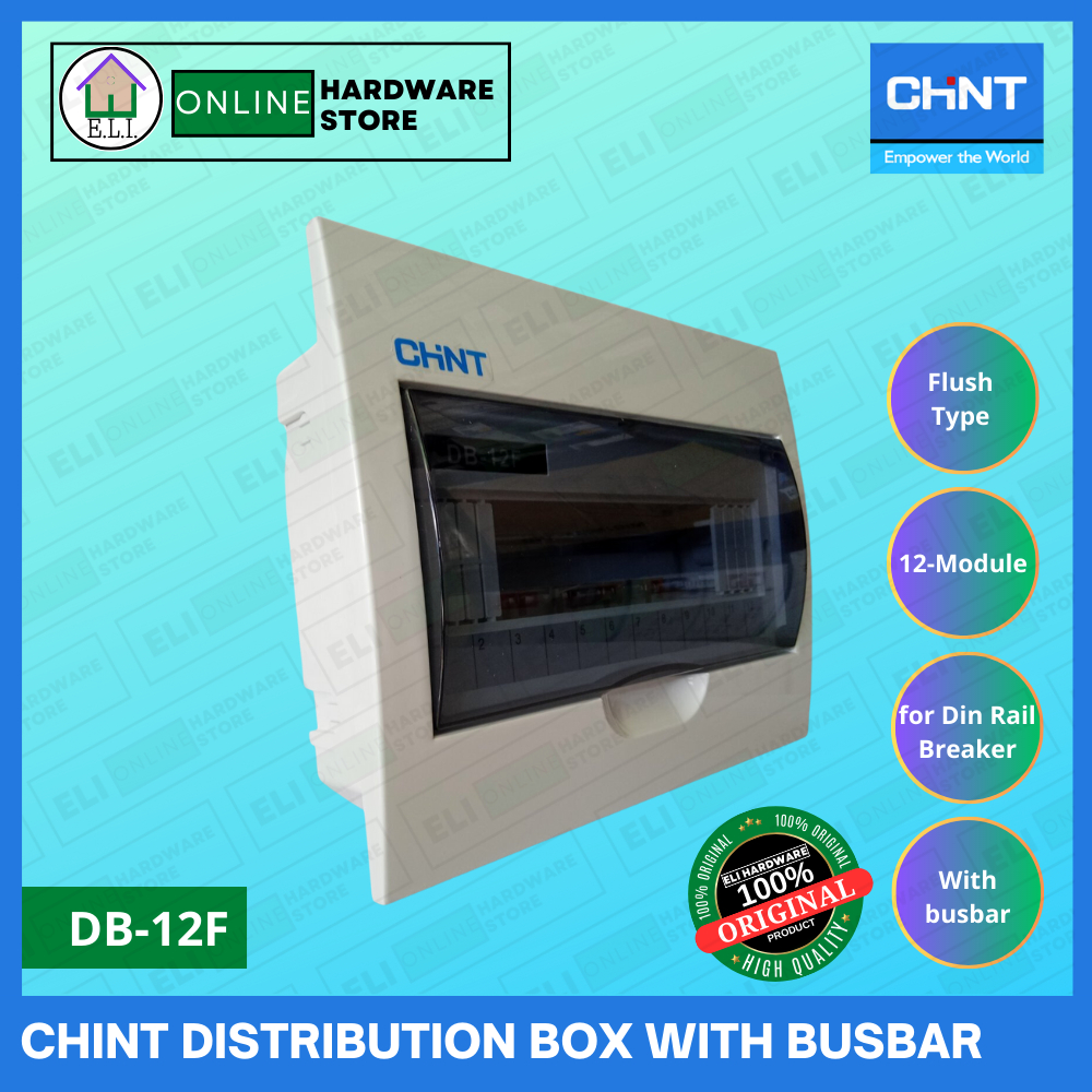 CHINT 12 Ways Flush Type Panel Distribution Box Board for Din Rail