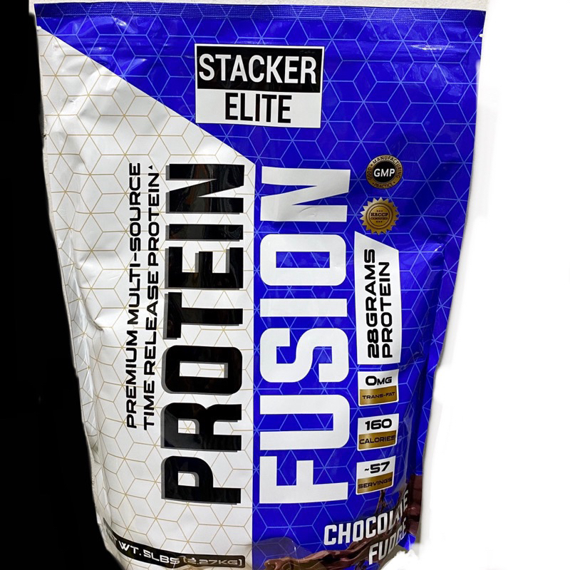 Stacker Elite Whey Protein Fusion 5lbs 28g Protein Per Serving Time