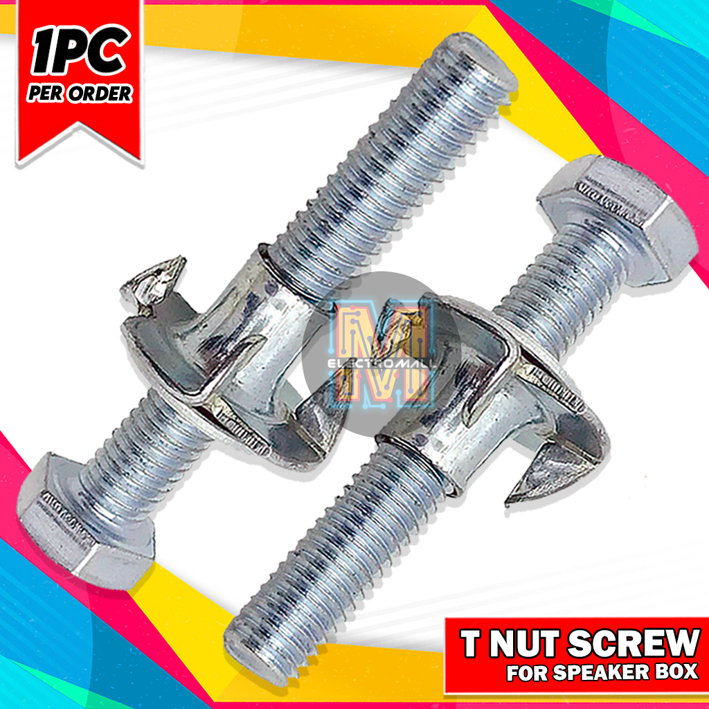 T NUT SCREW FOR SPEAKER STAINLESS FOR SOUND SYSTEM SPEAKER BOX BAFFLE