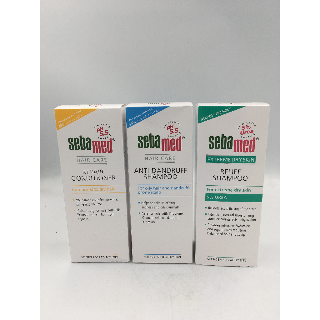 SEBAMED Hair Care Anti-Hairloss Shampoo / Anti-Dandruff / Relief ...