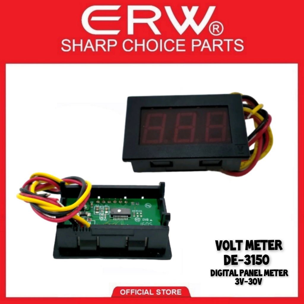 Digitaler AC Voltmeter Mit LED Anzeige In Rot Blau Grün AC220V 70V