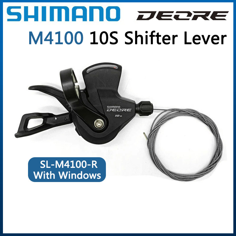 Shifter MTB SHIMANO Deore SL-M4100-R 10-Spd W/o OGD W/ OT Rapid Fire Rear Ind Pack Islm4100rap1 4333 - Foto 5