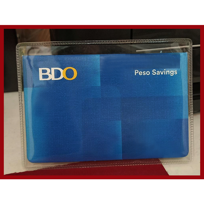 BDO PESO SAVINGS PASSBOOK CASE OR PROTECTOR -FOR SHORT VERSION AND ...