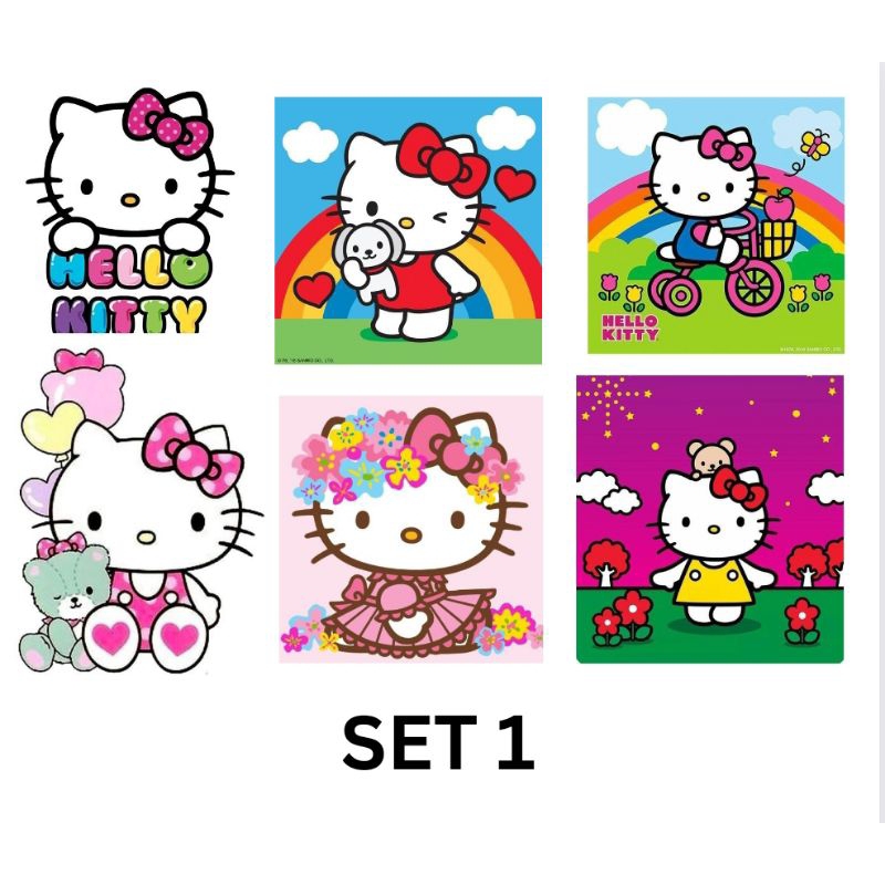 HELLO KITTY WATERPROOF STICKERS | Shopee Philippines