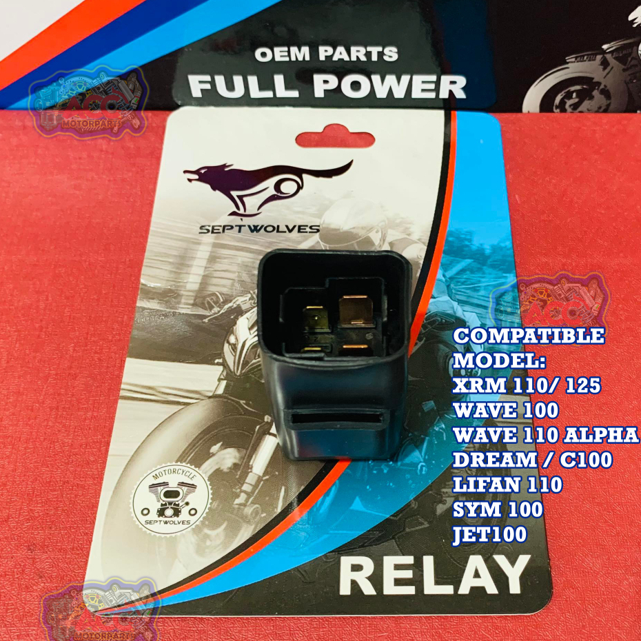 Starter Relay Honda XRM 110 / 125, Dream, C100, Wave 100, Wave 110