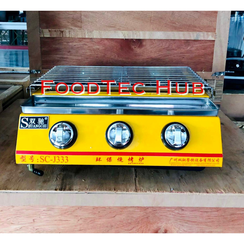 Original ETON BBQ Grill Smokeless Barbecue Griller 3 Heads Shopee