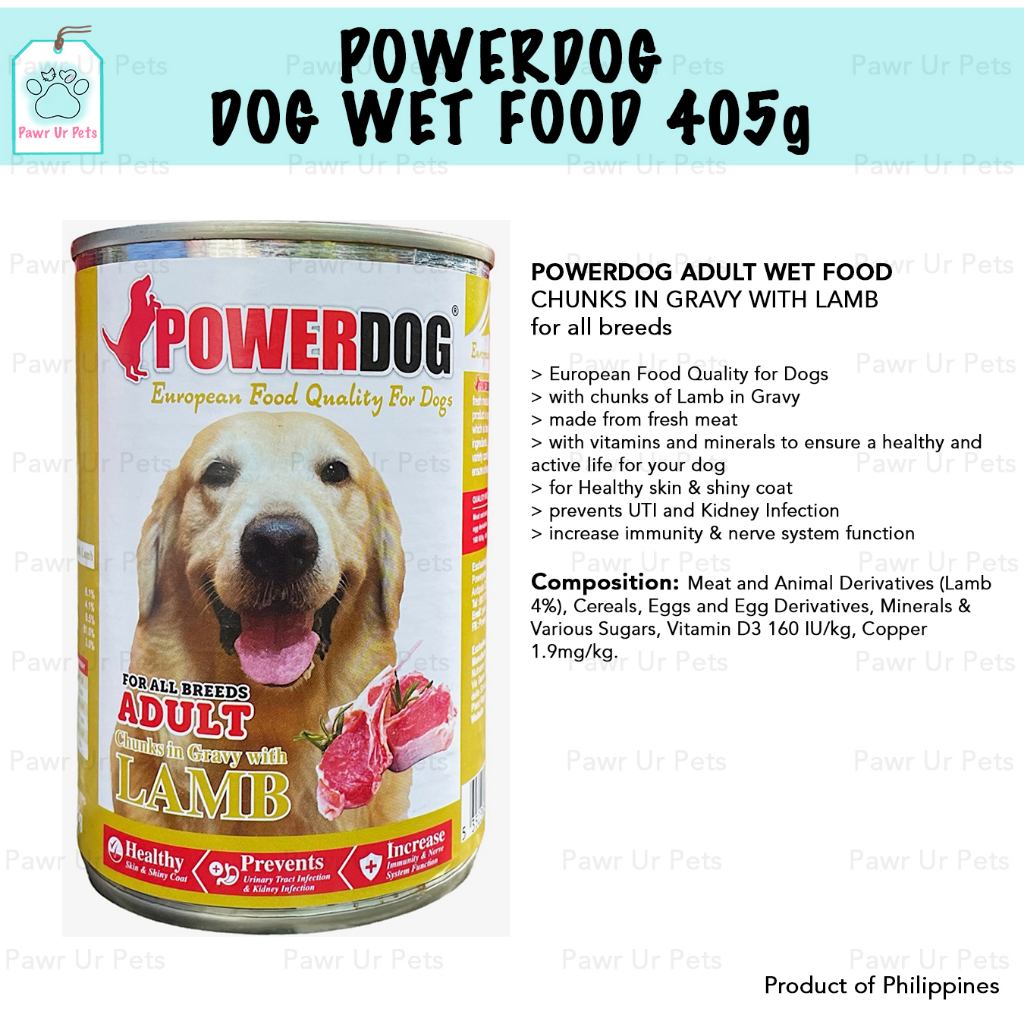 PowerDog Wet Dog Food 405g Shopee Philippines
