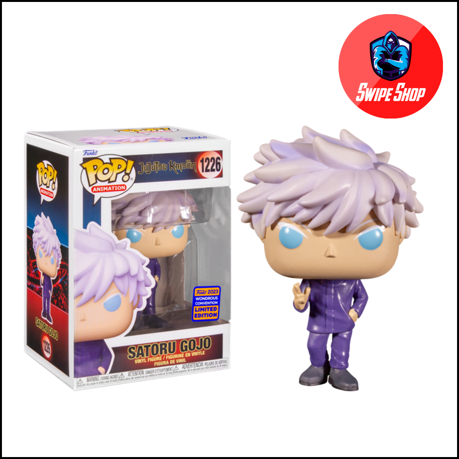 Funko Pop Satoru Gojo Unmasked Jujutsu Kaisen Wondrous Convention ...