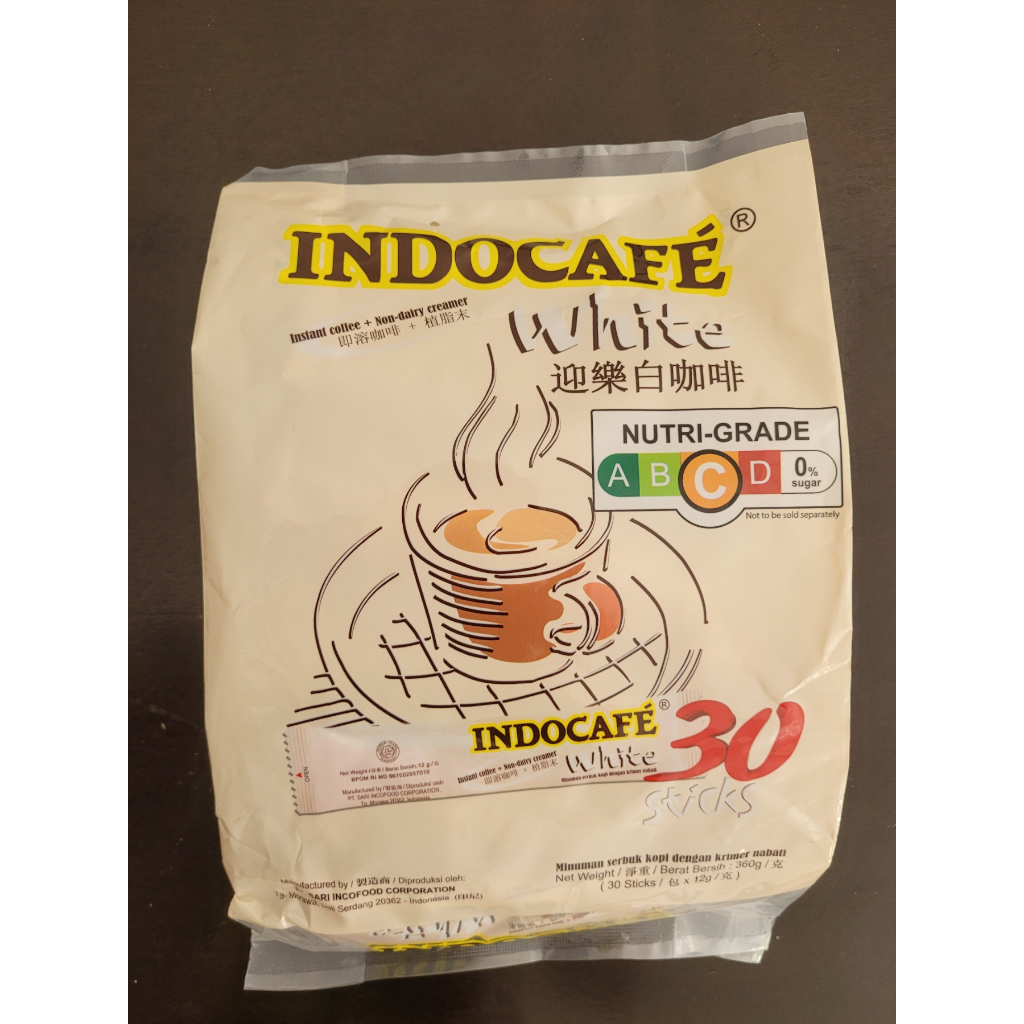 Indocafe Instant Coffee White From Singapore Shopee Philippines