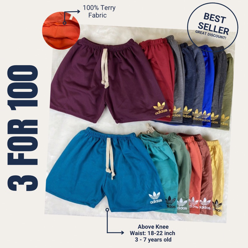 terry cotton shorts