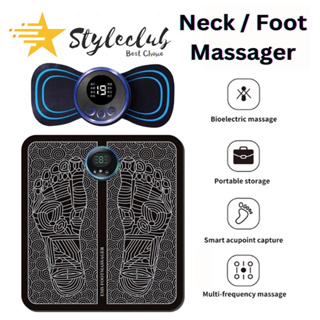 Mini Neck Massager Portable Massager Reusable EMS Bioelectric