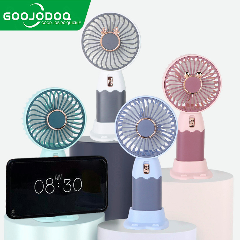 Mini Fan Rechargeable for School Portable with Light for Kids Electric ...